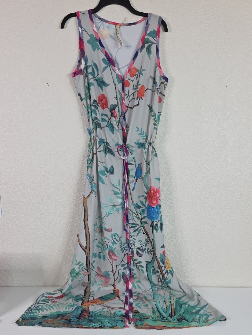 Aratta Silent Journey Womens Maxi Dress - Multicolor Floral